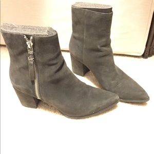 Michael Kors Dawson Charcoal  Suede Bootie